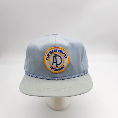 American Petroleum API Texas Golf Tournament Vintage Blue Strapback Hat Oil Cap