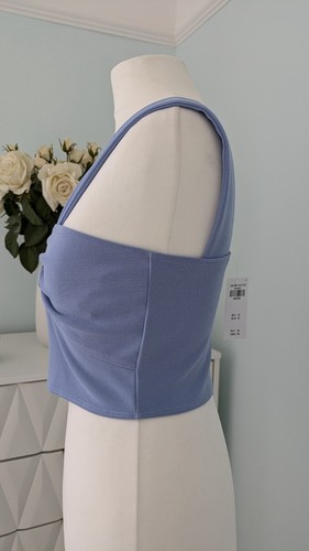 Abercrombie & Fitch Ladies Blue Summer Top, BNWT, RRP £42, Size M, Super Stylish - Picture 3 of 8
