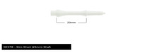 Harrows Clic Slim Short 2ba Dart Shafts - White