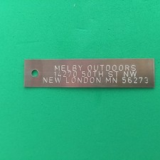 QTY 300-ENGRAVED COPPER TRAP TAGS/TRAPPING SUPPLIES/TRAP/ANIMAL TRAP ID TRAPPING