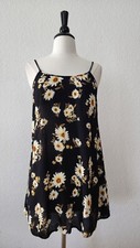 Anthropologie Dress New Size Small Black Floral Boho Peasant Garden Cottage