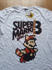 Super Mario Bros 3 Tshirt Mens 4XL Nintendo NES Retro Game Gaming Cotton Classic