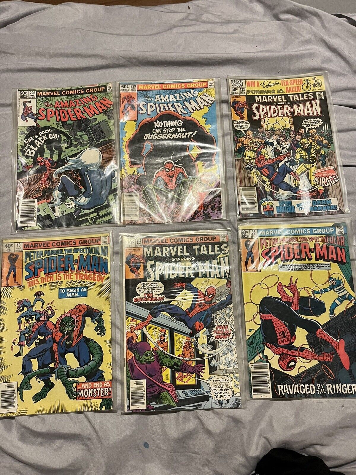 Vintage Spider-Man Comic Book Lot Very Nice Comics Great Investment