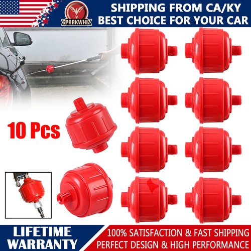 10 PCS DISPOSABLE INLINE AIR FILTERS FOR HVLP Paint Spray Gun Universal