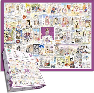 1000 Teile Puzzle Tim Bulmers ''The Crown King Charles III Coronation