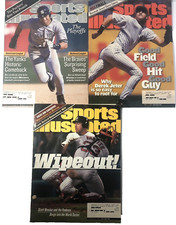 Lot 3 Derek Jeter New York Yankees Scott Brosius Sports Illustrated Baseball Mag