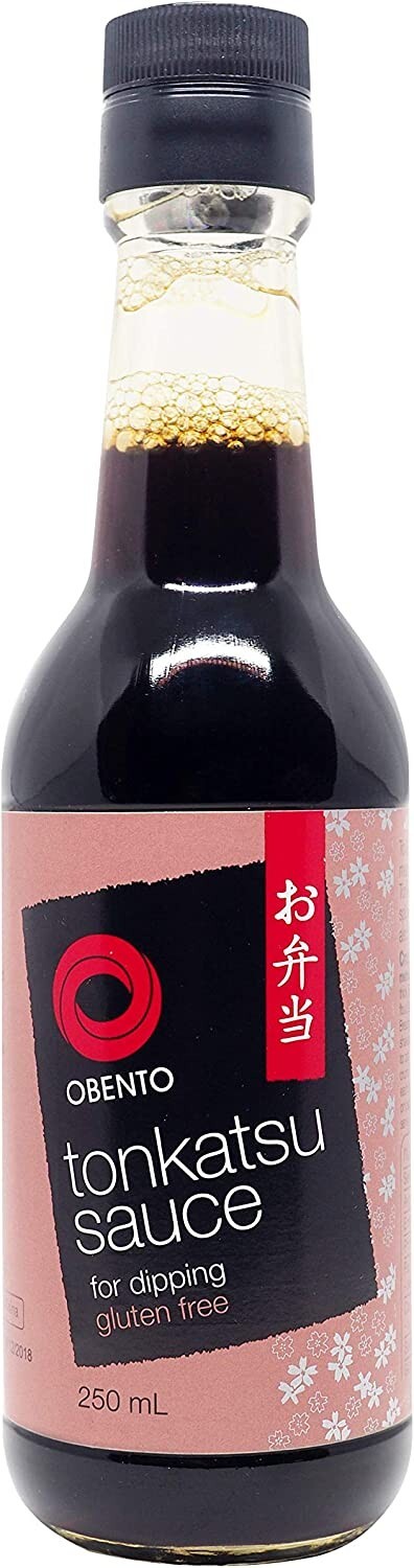 Obento Japanese Tonkatsu Sauce For Pork Cutlet Dipping Sauce (Gluten Free) 250ml