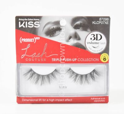 Kiss Lash Couture Triple Push-Up Collection False Eyelashes #87098 TEDDY