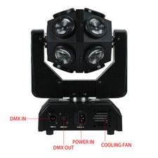Head Light 150W RGBW 12x12W 4IN1 DMX LED for DJ disco party stage ball Moving
