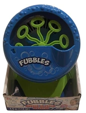 Little Kids Fubbles Bubble Blastin' Machine Blue/Green Ages 3+ Outdoor Fun