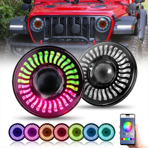 Total 86+ imagen jeep wrangler color changing headlights Abzlocal.mx