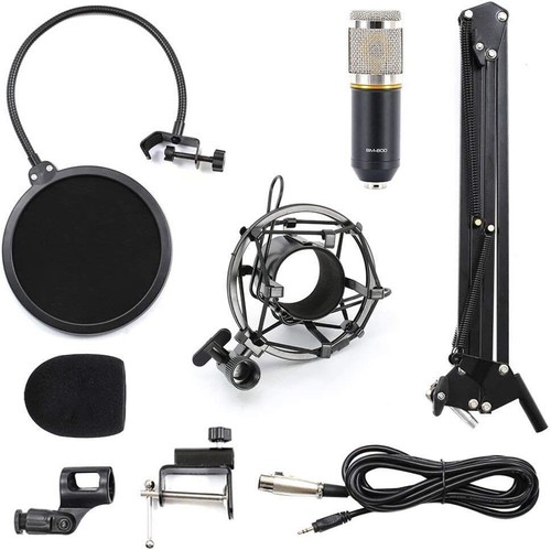 LYPULIGHT BM-800 Microphone à condensateur professionnel - Kit radio d'enregistrement studio - Photo 2/8