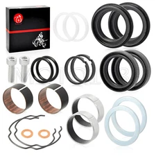 39mm Front Fork Bushing Dust Oil Seals Rebuild Kit For FXD Dyna 1991 - 2005 
