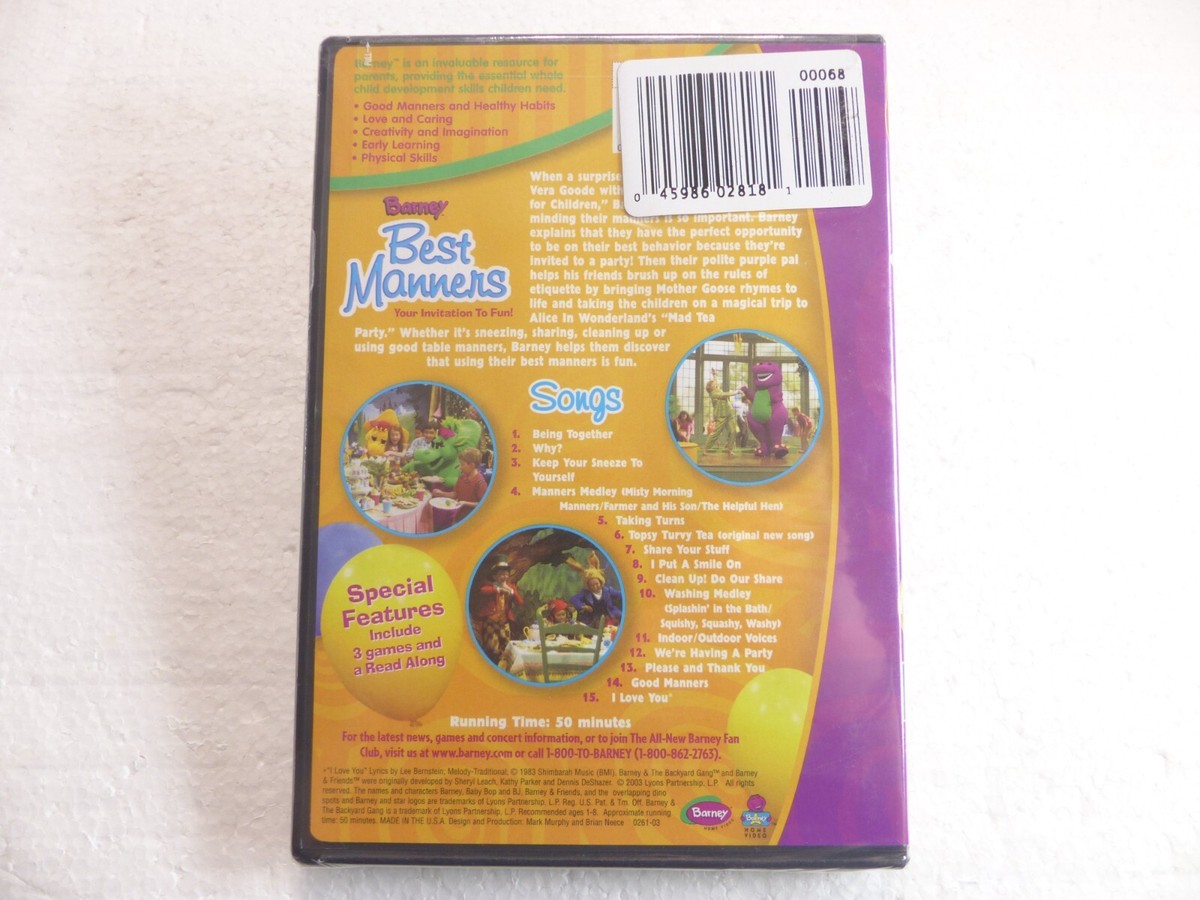その他 Best Manners: Your Invitation to Fun [DVD] Barney & Friends: Best Manners - Your Invitation to Fun