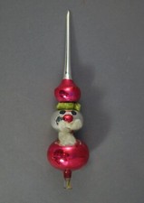 Snowman as Christmas tree topper, 60s  11940 