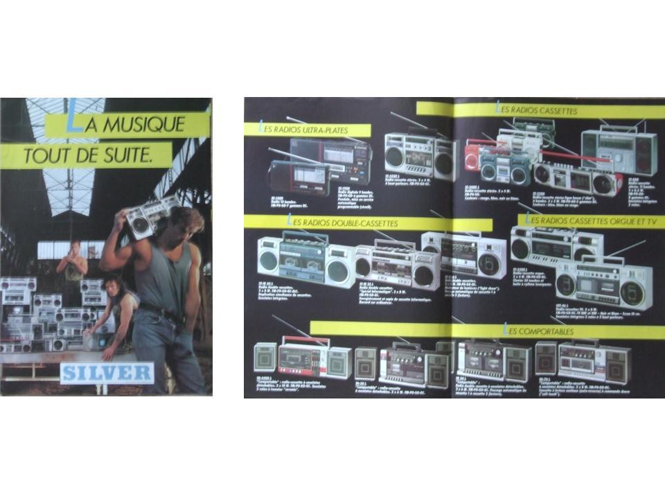 SILVER AUDIO BROCHURE (198485) BOOMBOXES eBay
