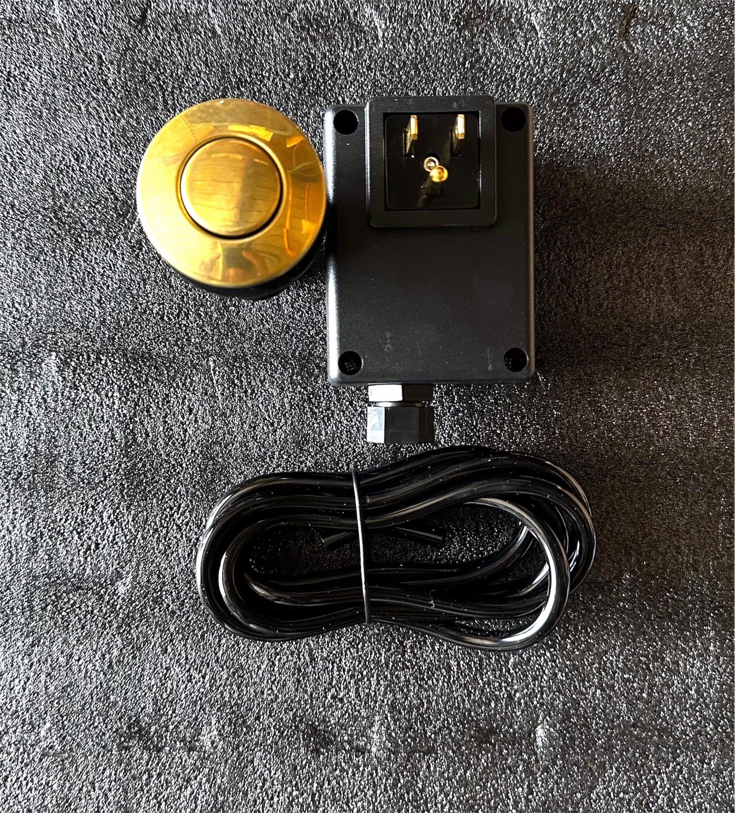 Electric Air Switch Kit for Garbage Disposal With Brass Button