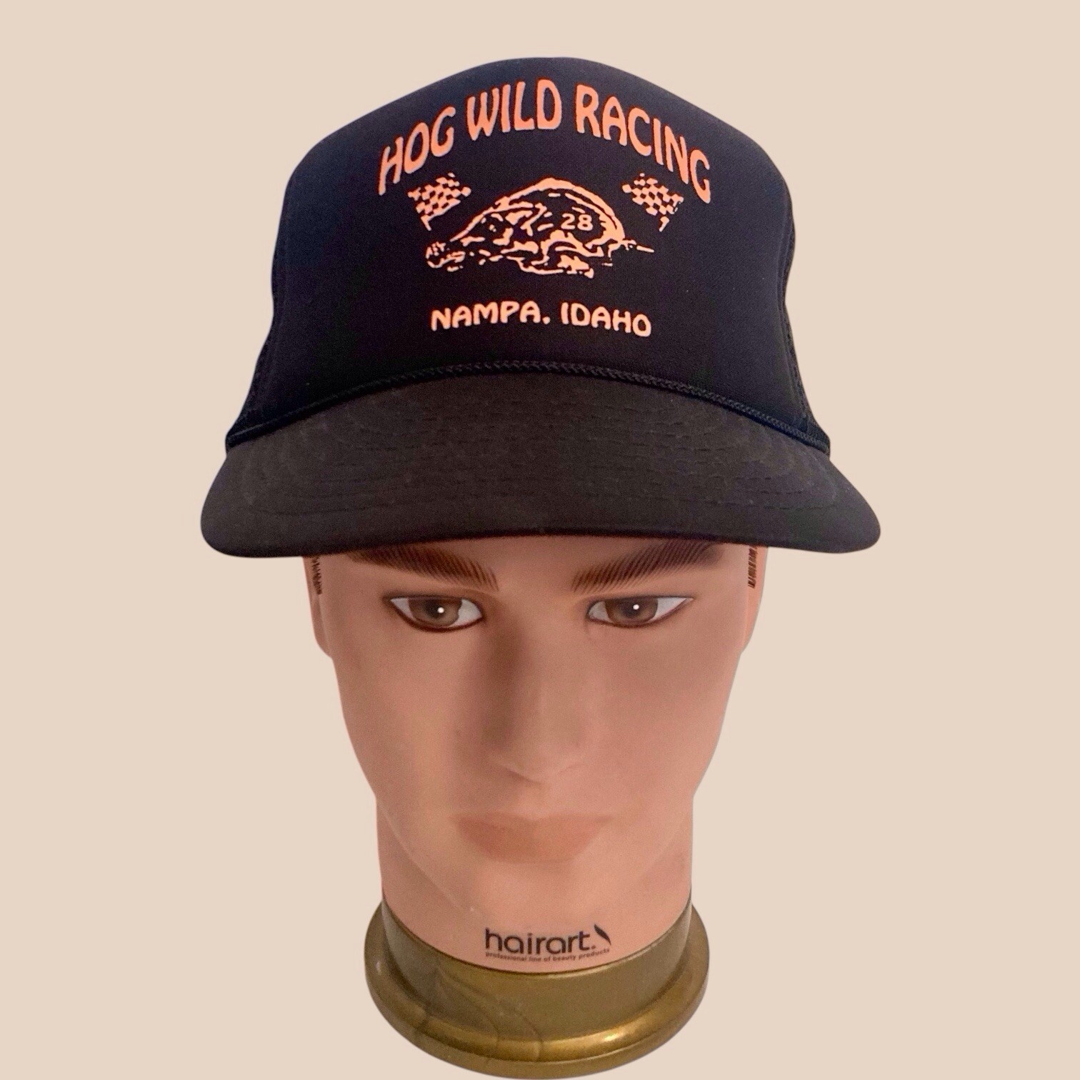 PONY Cappello da corsa nuovo Hog Wild Nampa Idaho coda di cavallo