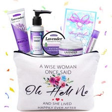 Gifts for Women Best Friends Gifts Travel Size Toiletries Kit Self Care Gifts fo