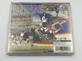 Sonic Adventure (Sega Dreamcast, 1998) No Manual, Excellent Disc Tested  Working
