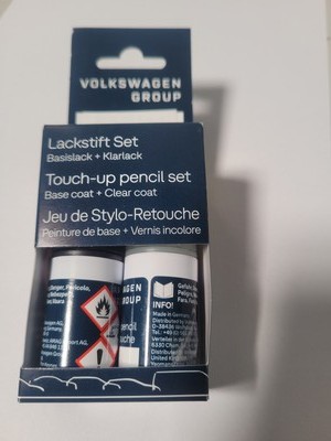 neu Original Volkswagen Audi Lackstift-Set LV5L Crystal Ice Blue Metallic