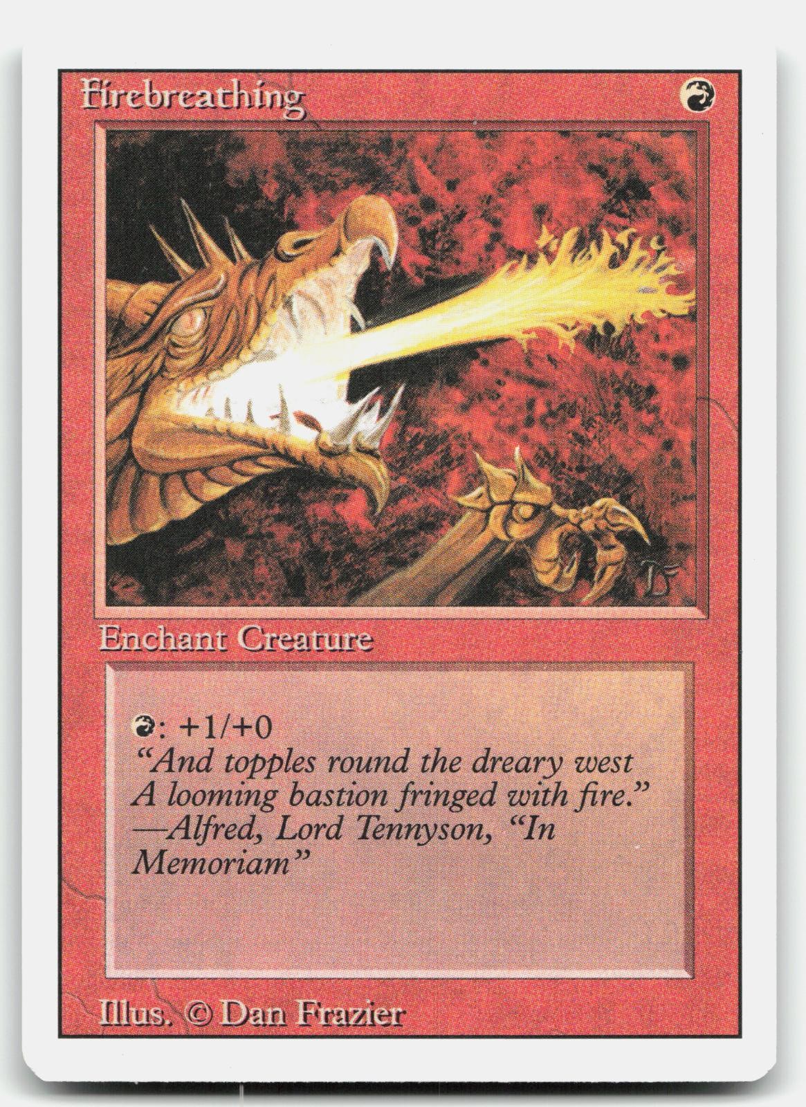 Firebreathing Common Revised Edition Magic: The Gathering Near Mint