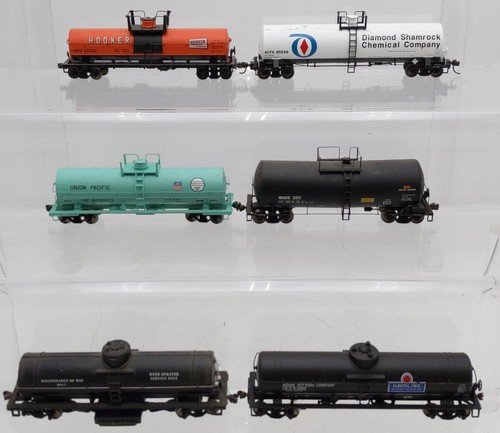 Athearn/Atlas/Other HO Scale Tank Cars #56656,85556,909953,3011,0017,1282 [6] | Zustand: Used