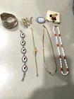 VINTAGE NECKLACES, BRACELETS, BROACHES ALL TYPES COSTUME JEWELRY FASHION