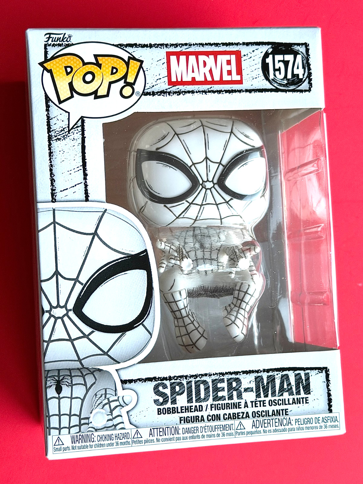 Funko PoP! Marvel Spider-Man #157: ¡Colorea tu propio Funko Pop-Be Spidey creativo!