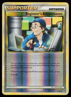 Engineer's Adjustments 75/95 Uncommon Unleashed Reverse Holo Pokémon Card