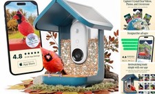 Birdbuddy PRO Solar Smart Bird Feeder with Smart Bird Feeder PRO Solar - Blue