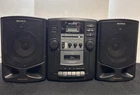 Sony CFD Z110 Boombox CD Radio Works Detachable Speakers Read!
