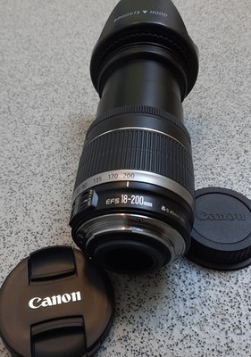 Canon EF-S 18-200mm f/3.5-5.6 IS Bildstabilisator Telezoomobjektiv,- für DSLR