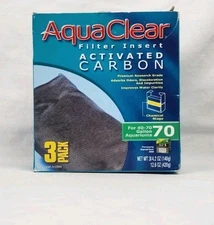 AquaClear 70 Activated Carbon Inserts Aquarium Filter Replacement Media A-1386