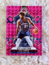 2023-24 Mosaic Joel Embiid Pink Mosaic City Edition #/149 76ers
