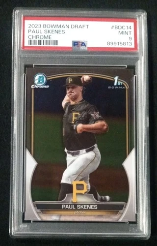 PAUL SKENES 2023 Bowman Chrome 1st Prospect  #BDC-14 PSA 9 (MINT)