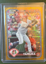 2024 Topps Chrome NPB Japan #137 Shunsuke Tamura Gold Shimmer Refractor /50