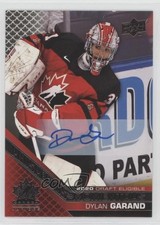 2022 Upper Deck Team Canada Juniors Prospectus Momentous Dylan Garand Auto sv0