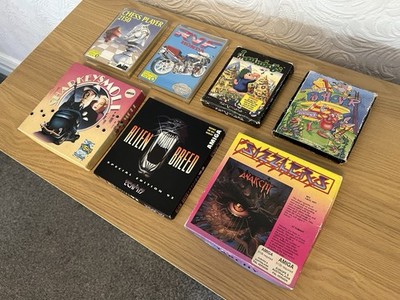 7 x Amiga verschiedene verpackte Vintage Spiele - alle ungetestet - ️Retro Geschenkidee ️