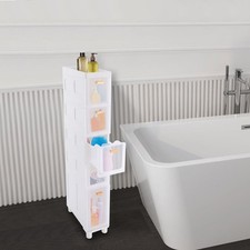Bathroom Floor Storage Cabinet Narrow Slim Storage Cabinet Bathroom Organizer