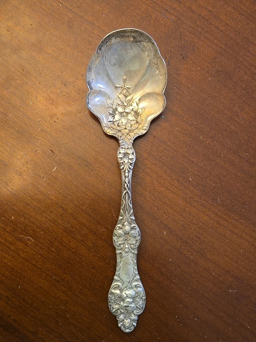 Old Orange Blossom 1900-1940 Antique US Sterling Silver Spoons for