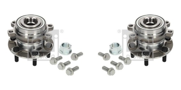 2X Febi Bilstein Radlager Radlagersatz Vorne Links Rechts FüR Nissan NP300-image