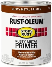 rust-oleum stops rust primer 1 qt flat brown
