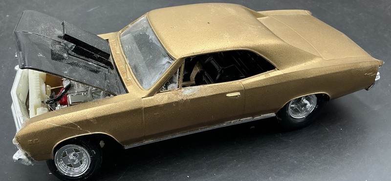 VINTAGE MODEL-AMT/MPC/REVELL CHEVROLET MALIBU SUPER SPORT FOR REBUILD OR PARTS