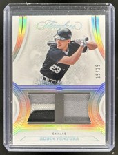 2022 Panini Flawless Robin Ventura Dual Patches Silver #15/25 DP-RV White Sox