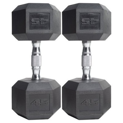 2 pack) CAP Barbell Coated Hex Dumbbell, Single 45 Lbs | eBay