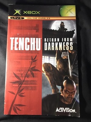 Tenchu Return From Darkness (Microsoft Xbox) Instruction MANUAL ONLY (No Game)