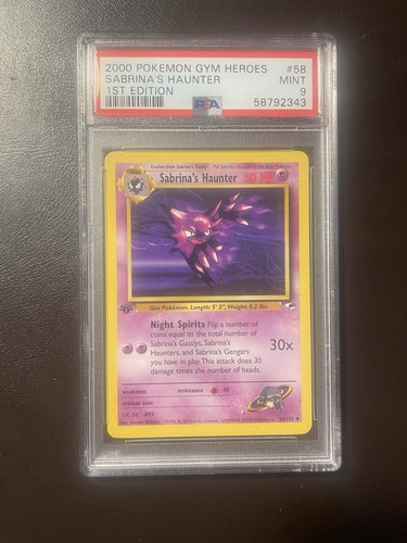 Sabrina's Haunter (1st Edition) graded PSA 9 for sale on eBay
