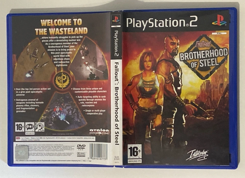 Fallout: Brotherhood of Steel (Sony Playstation 2, PS2) Complete- Tested&Working - Image 4 of 4