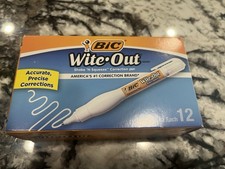 BIC Wite-Out Brand Shake 'n Squeeze Correction Pen, 12-Count Pack